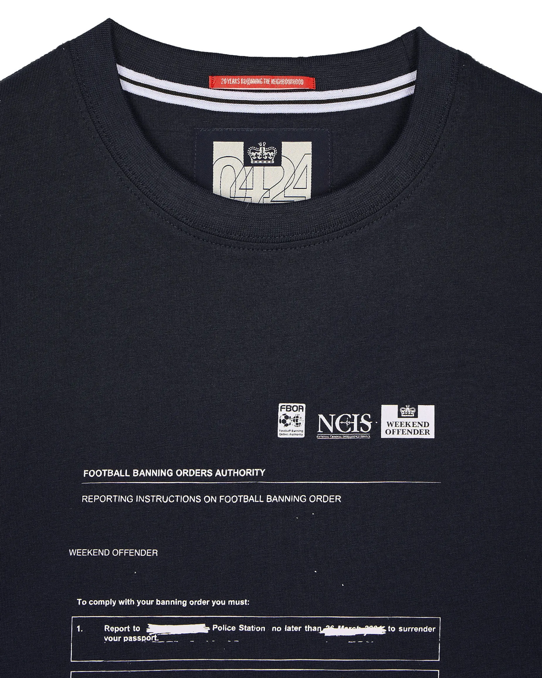 Banning Order Graphic T-Shirt Navy