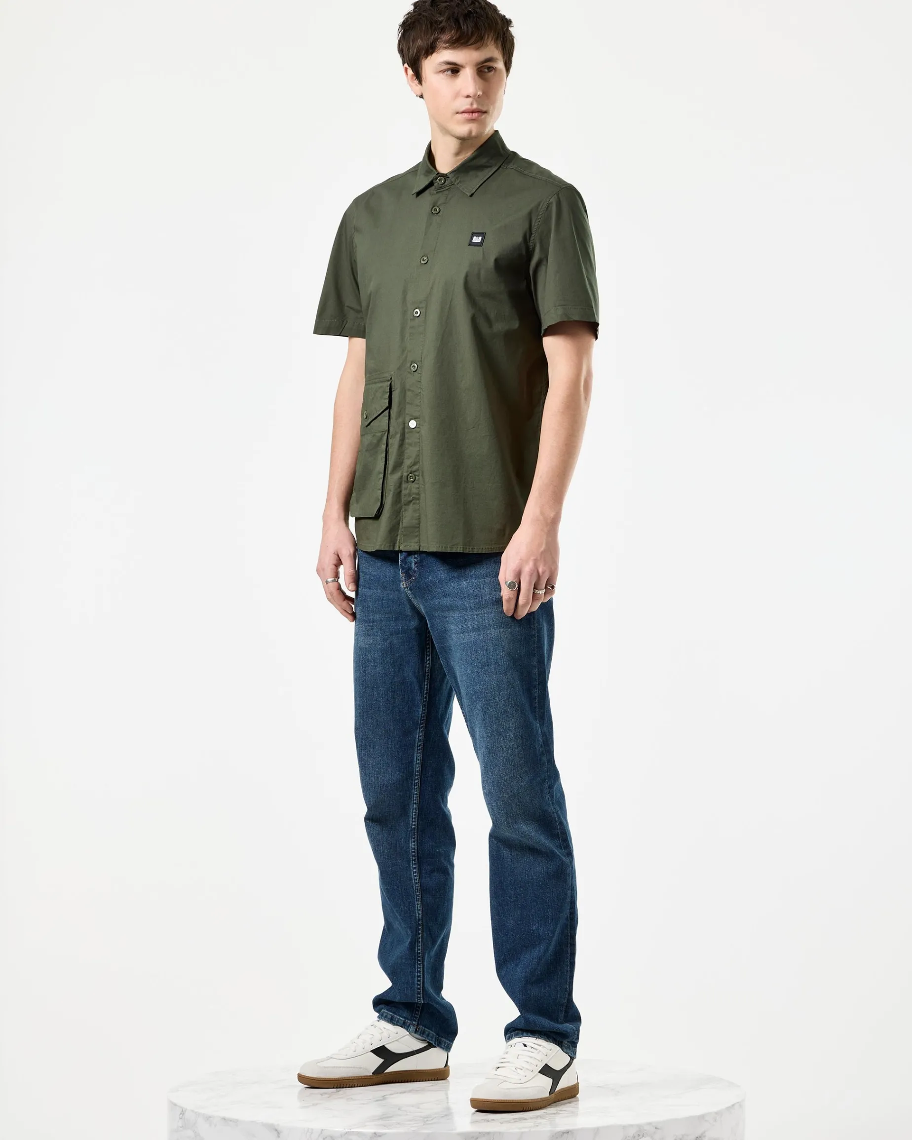 Barboza Pocket Shirt Castle Green