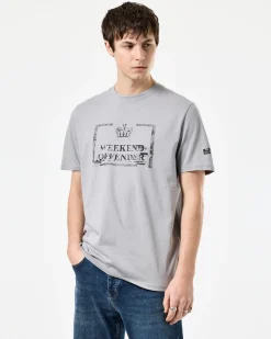 Bonpensiero Graphic T-Shirt Smokey Grey