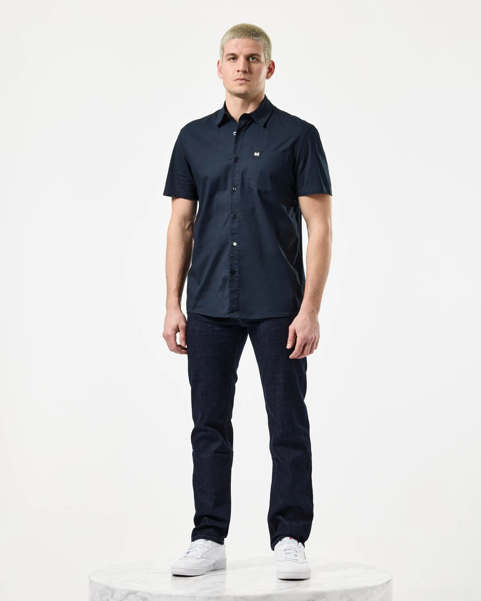 Borak Short Sleeve Shirt Navy