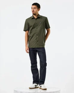 Borak Short Sleeve Shirt Castle Green