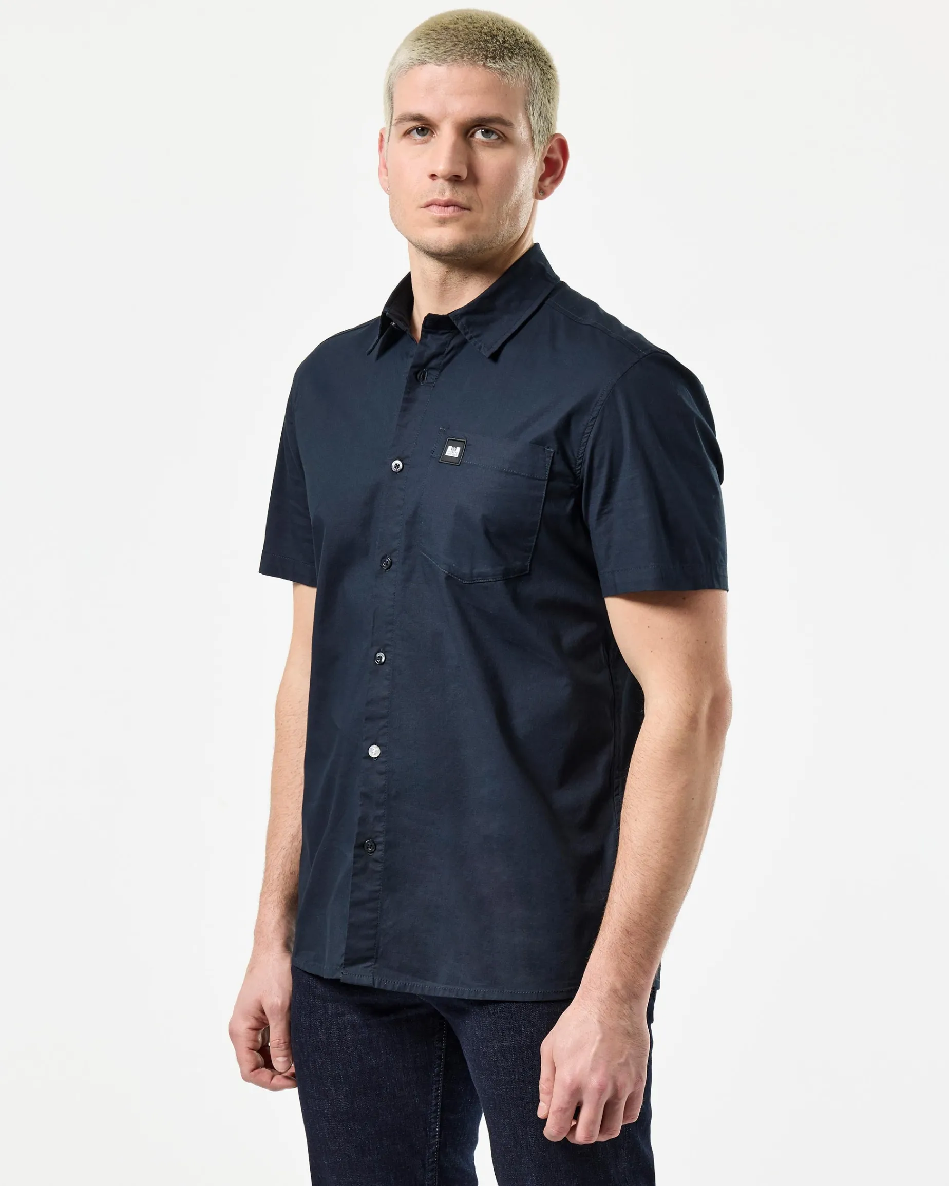 Borak Short Sleeve Shirt Navy