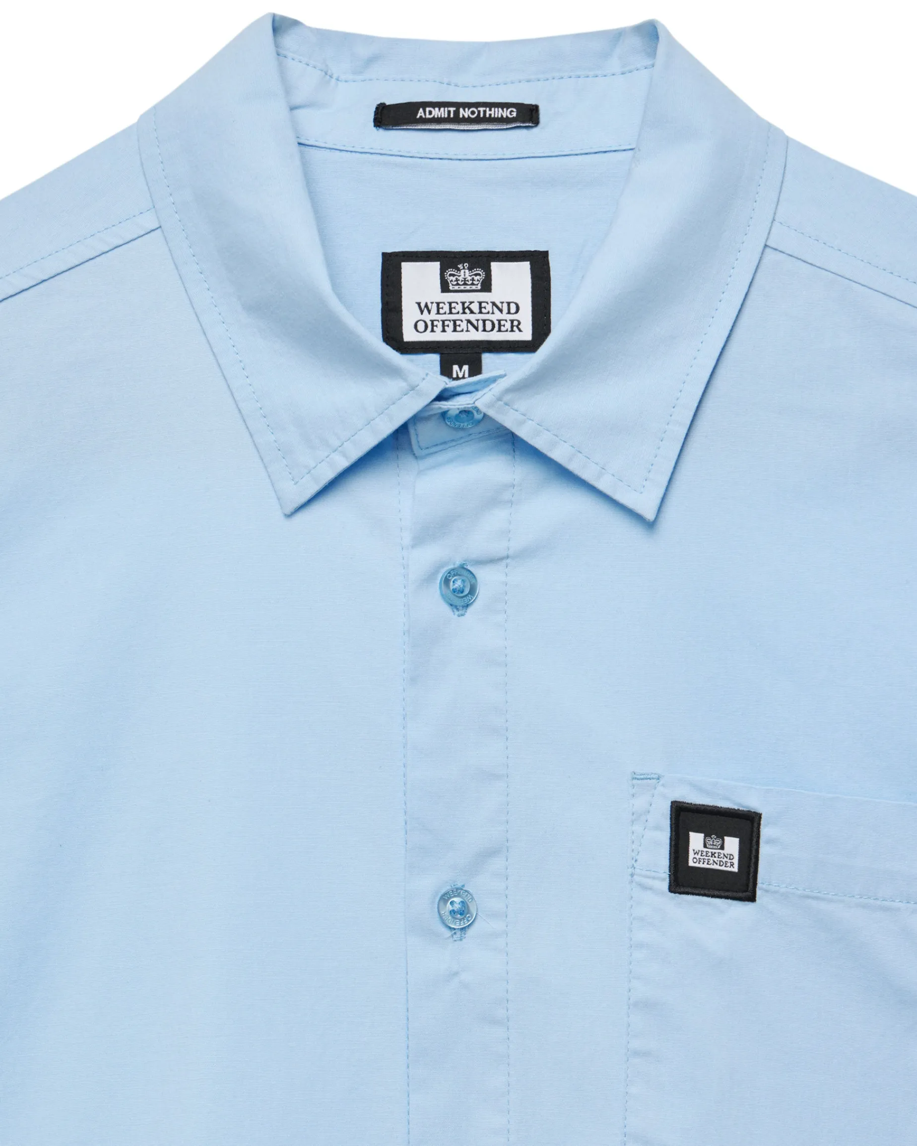 Borak Short Sleeve Shirt Ocean Wave Blue