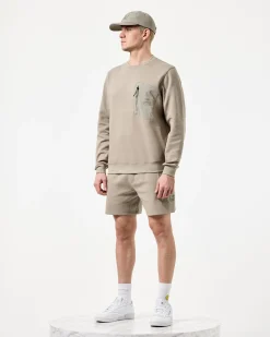 Caleta Shorts Bark Brown