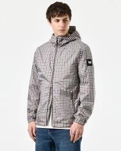Campania Check Windbreaker Jacket Mid House Check