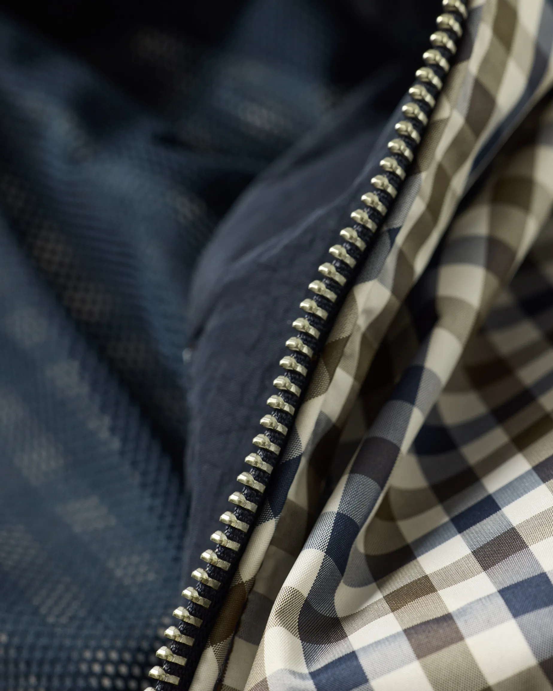 Campania Check Windbreaker Jacket Mid House Check