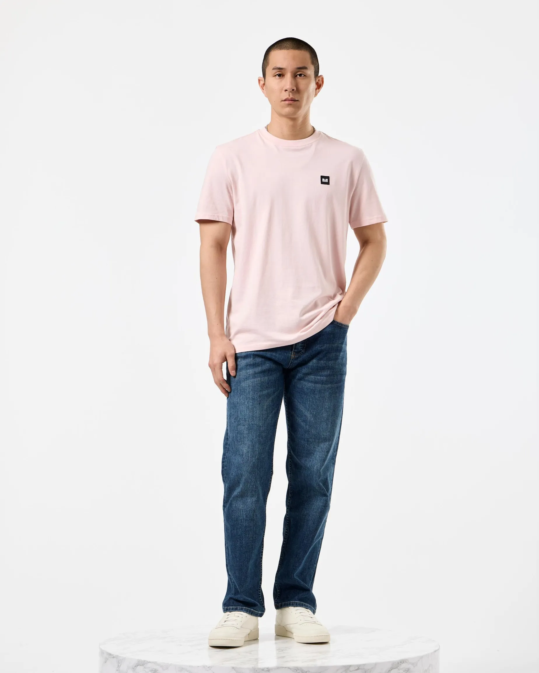 Cannon Beach T-Shirt Pale Blush Pink