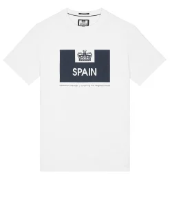 Country Series Spain T-Shirt White/Navy