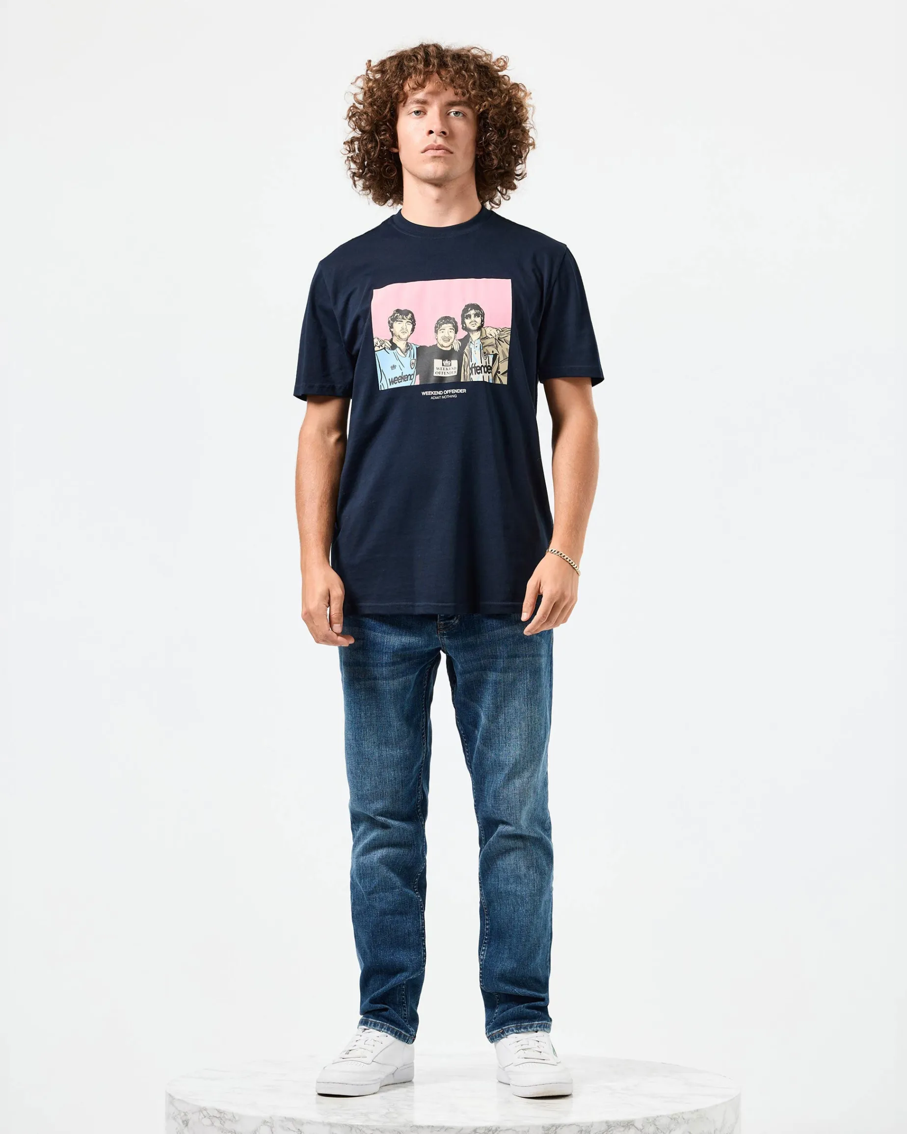 Diego Graphic T-Shirt Navy
