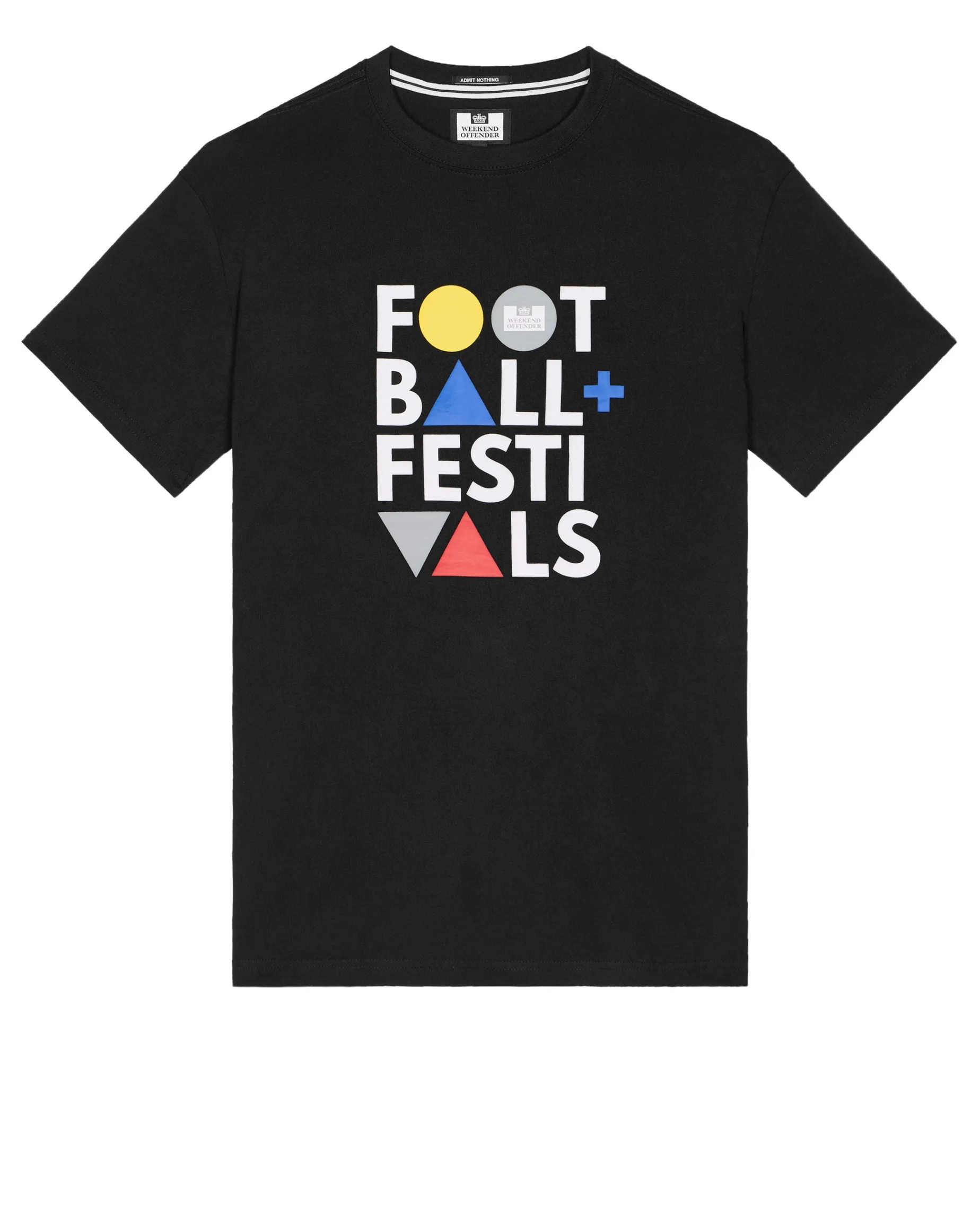 Football + Festivals Graphic T-Shirt Black