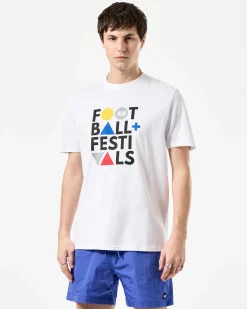 Football + Festivals Graphic T-Shirt White
