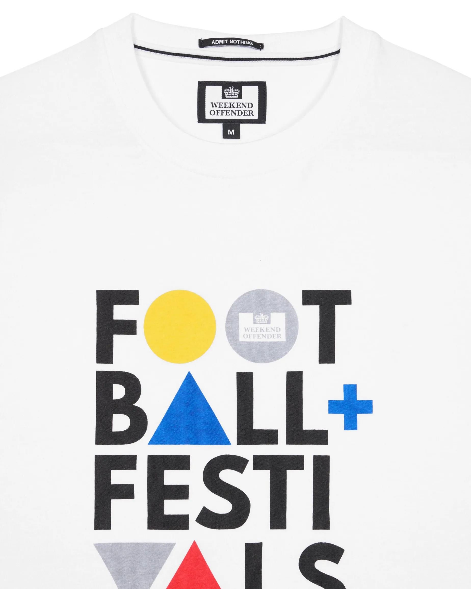 Football + Festivals Graphic T-Shirt White