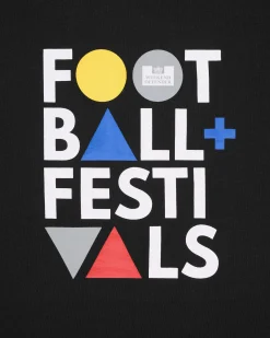 Football + Festivals Graphic T-Shirt Black