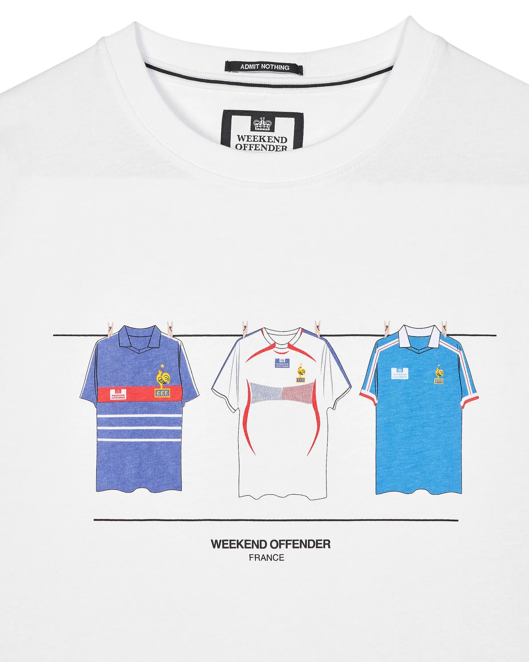 France Shirts T-Shirt White