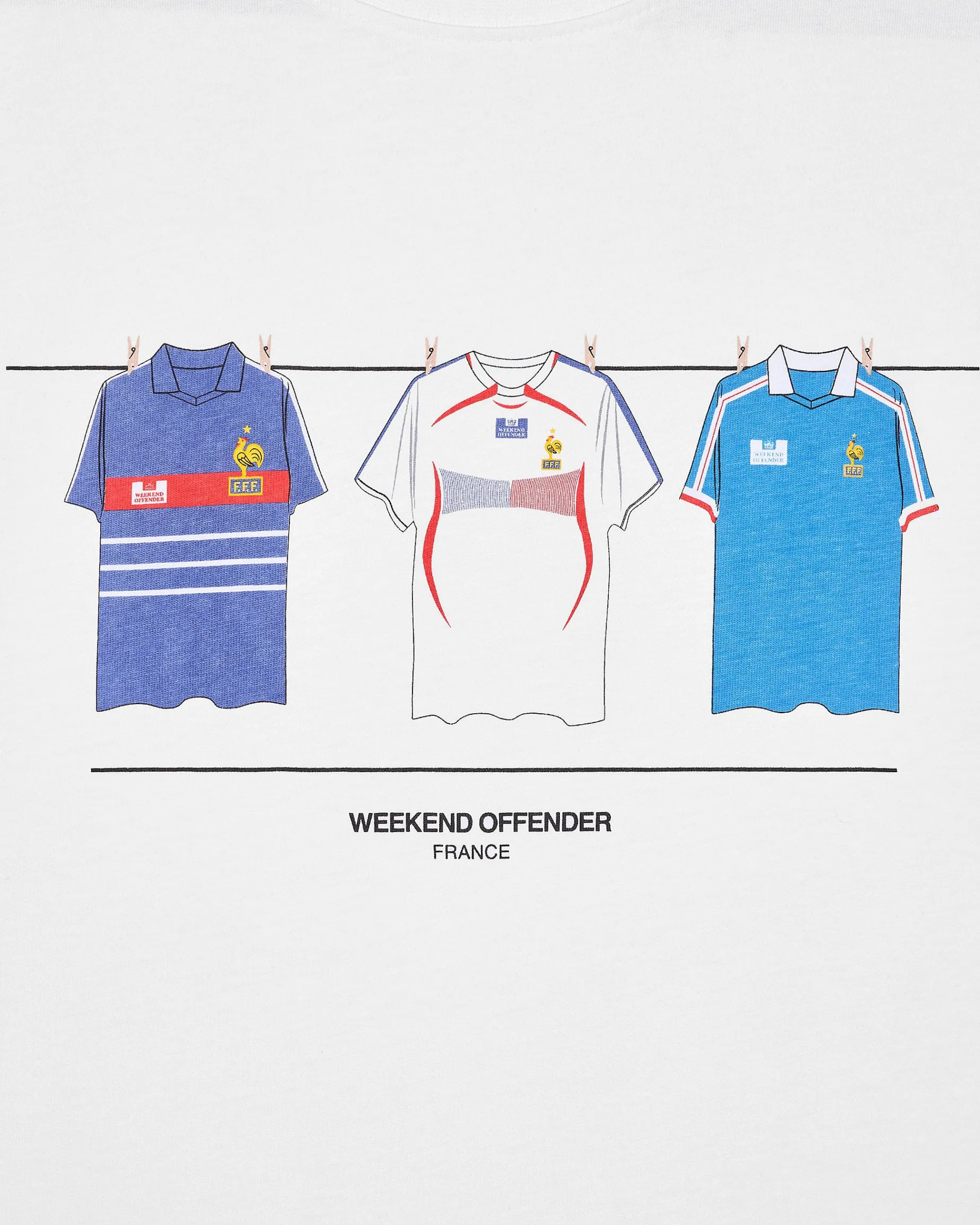 France Shirts T-Shirt White