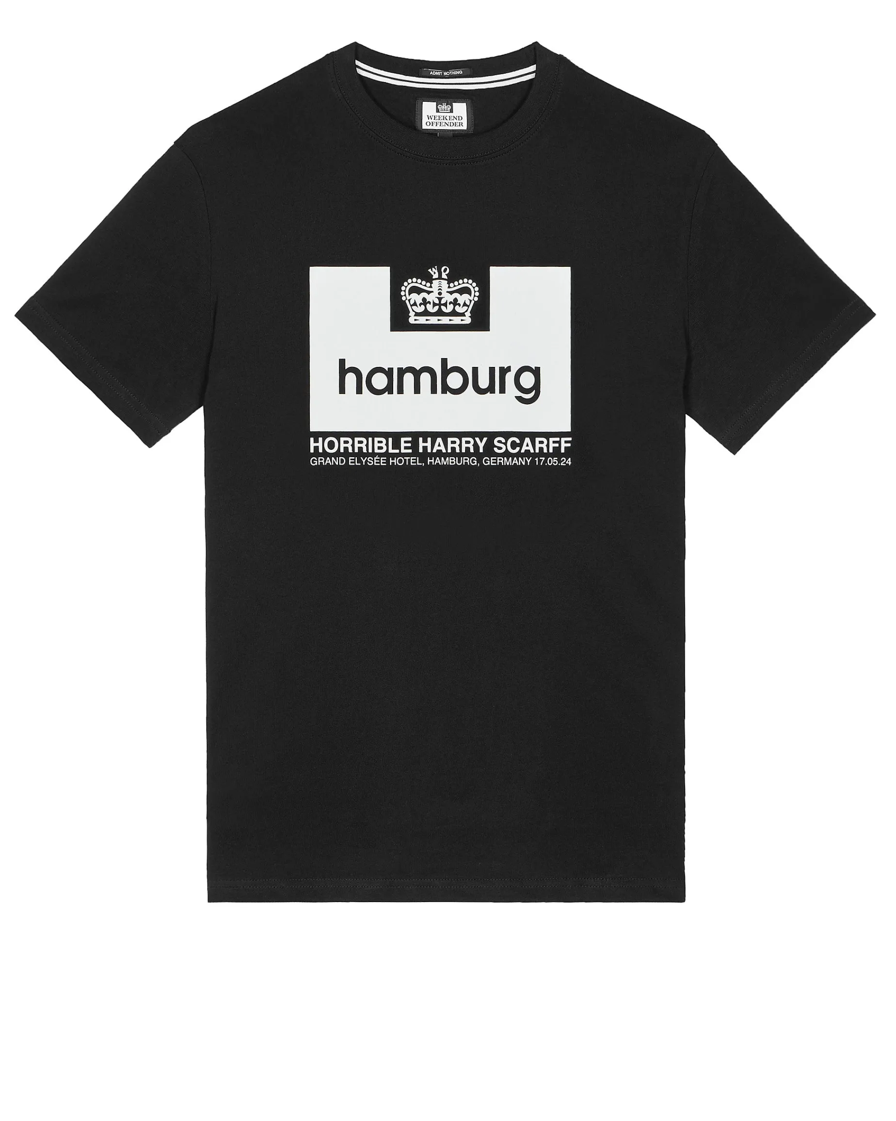 Harry x Hamburg Graphic T-Shirt Black