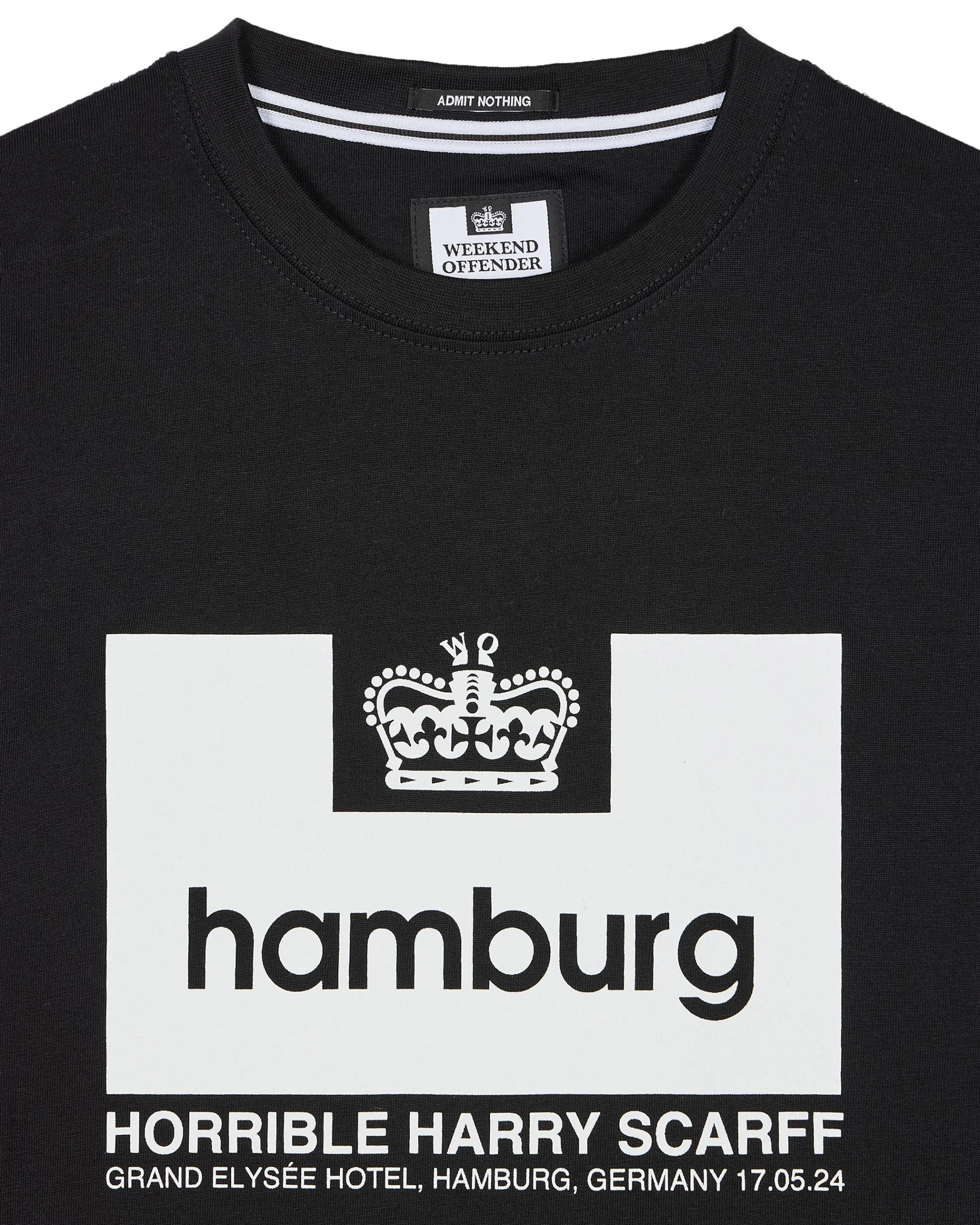 Harry x Hamburg Graphic T-Shirt Black