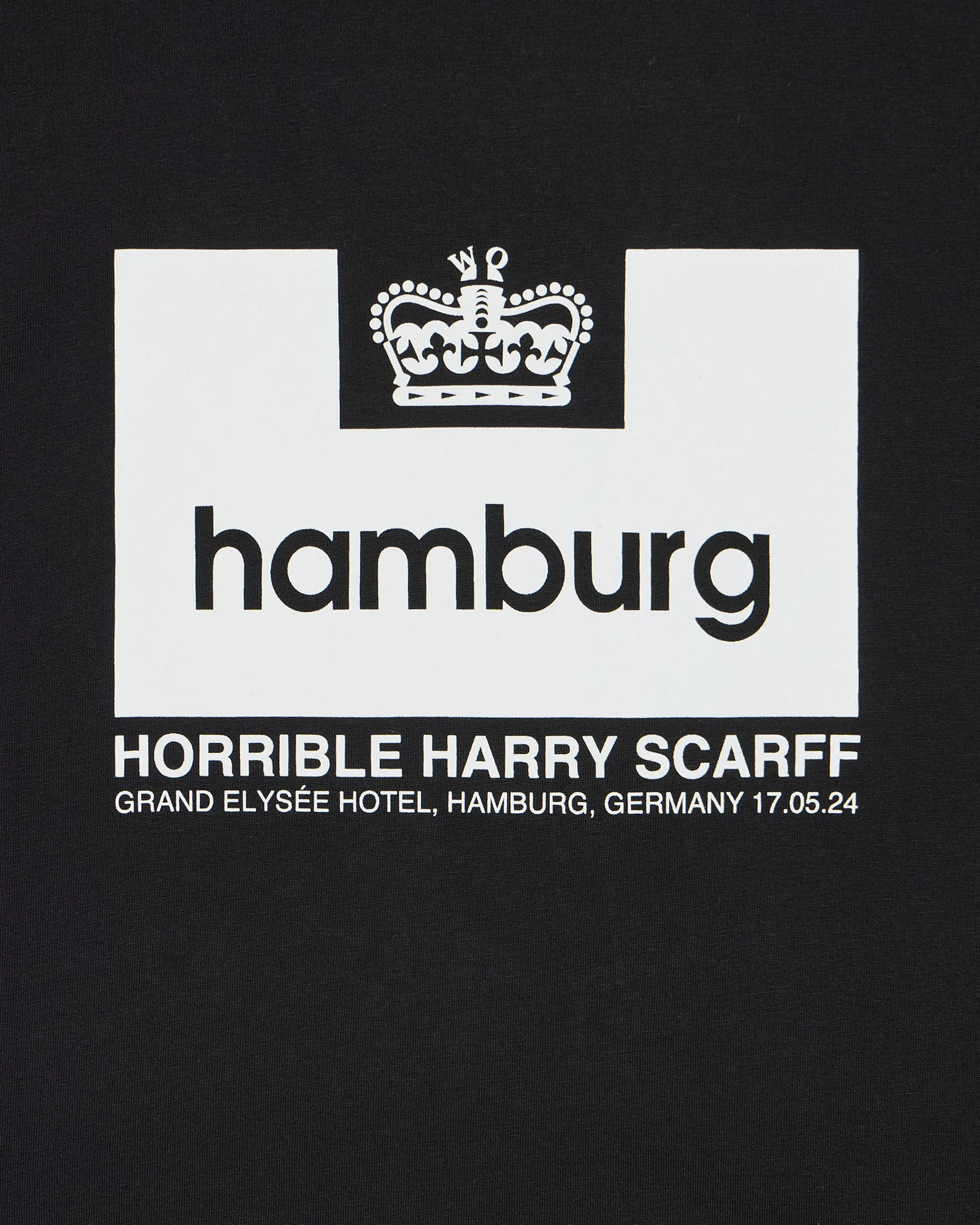 Harry x Hamburg Graphic T-Shirt Black