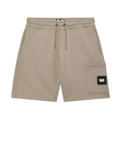Hawkins Jogger Shorts Bark Brown
