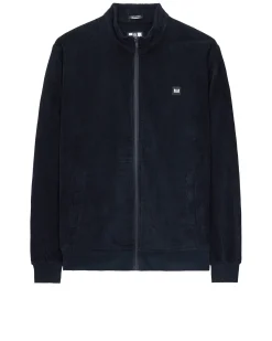 Hemsley Cord Track Top Navy
