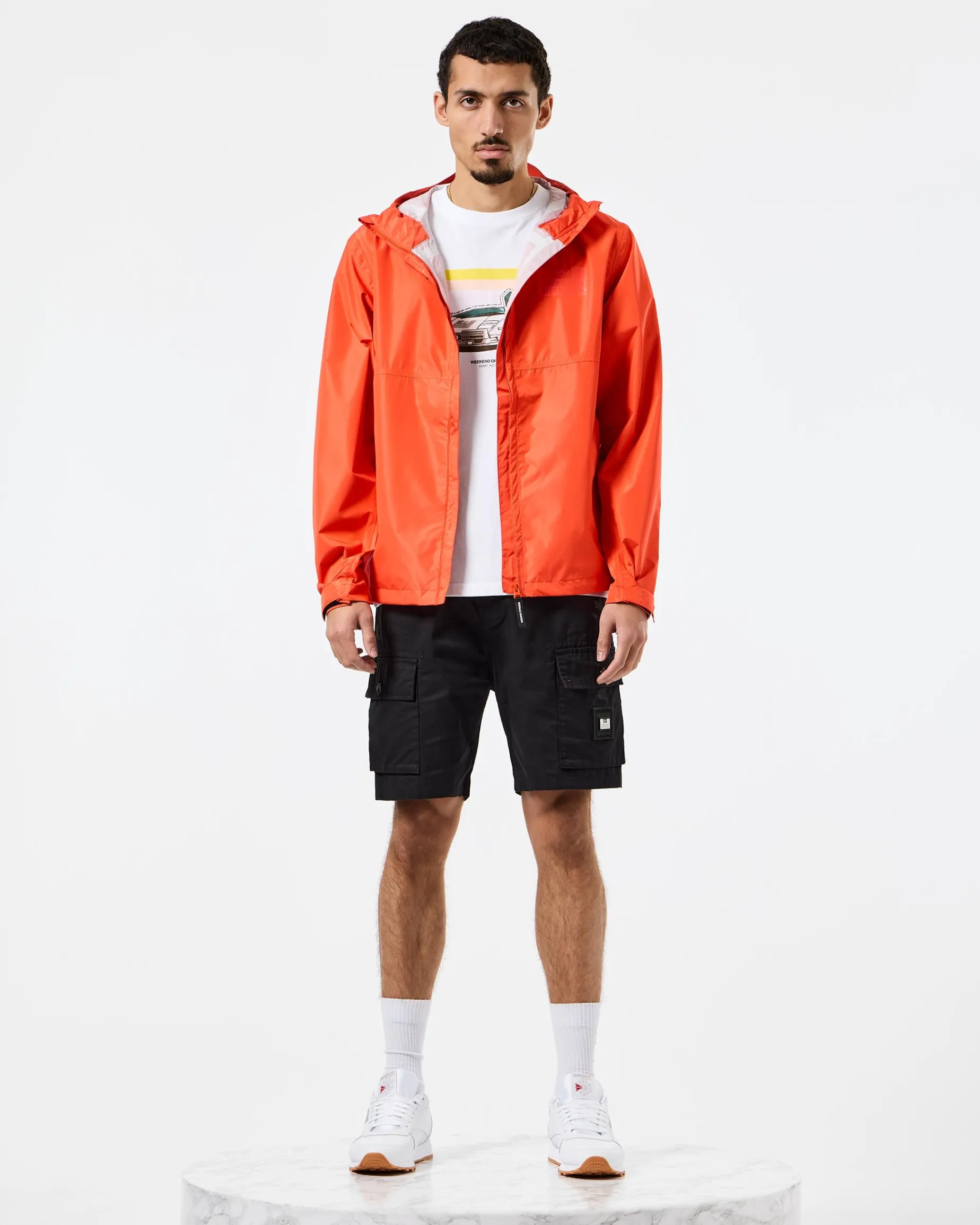 Inglewood Avenue Waterproof Jacket Tango Orange