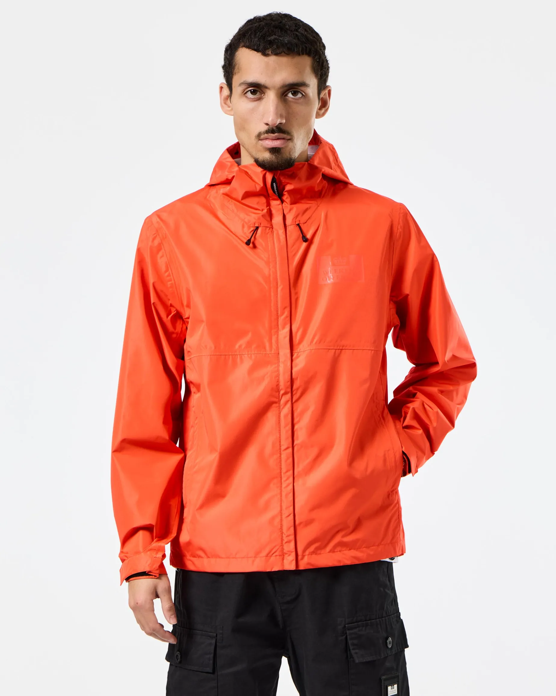 Inglewood Avenue Waterproof Jacket Tango Orange