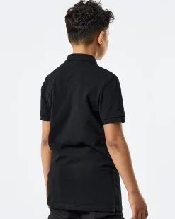 Kids Caneiros Polo Shirt Black
