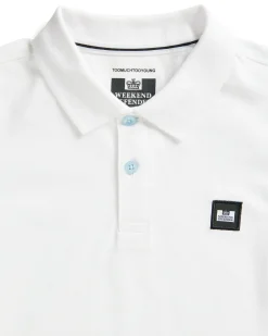 Kids Caneiros Polo Shirt White
