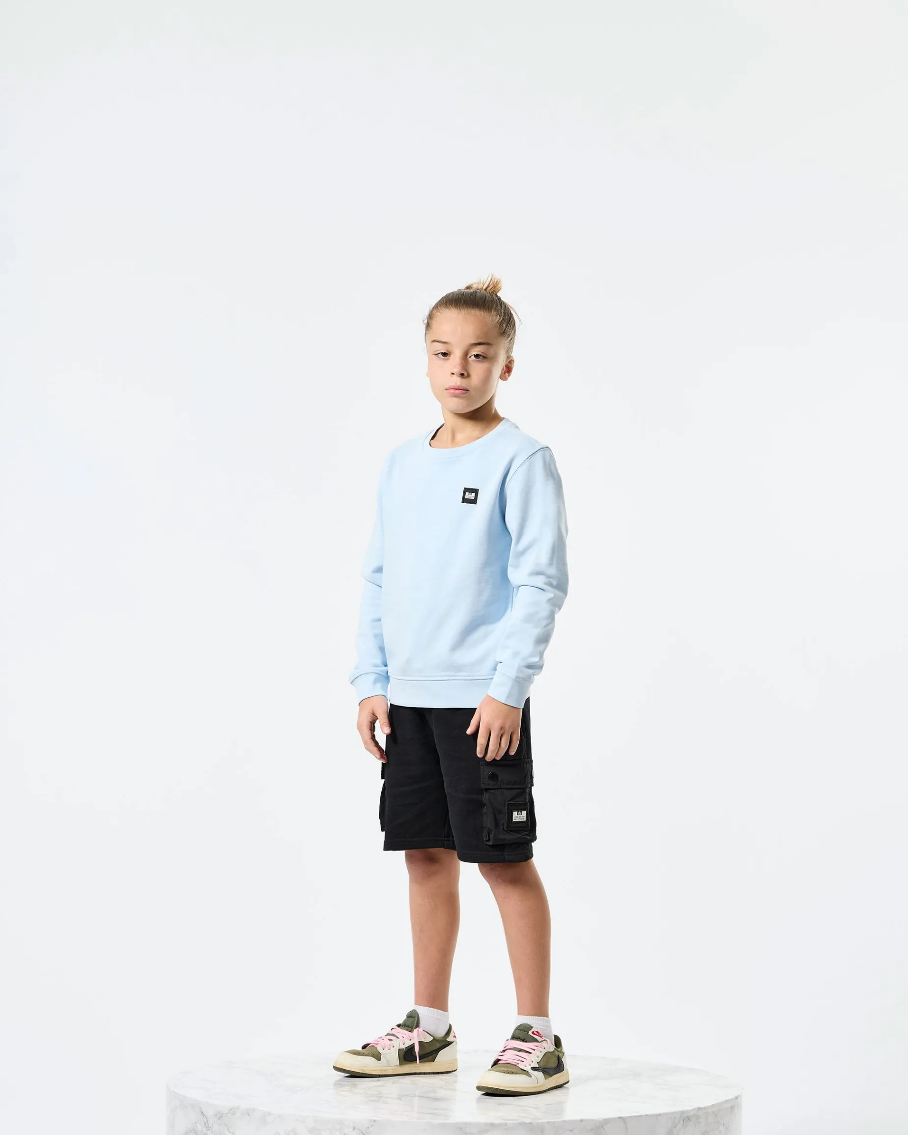 Kids Ferrer Sweatshirt Ocean Wave Blue
