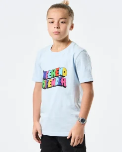 Kids Hallelujah Graphic T-Shirt Ocean Wave Blue