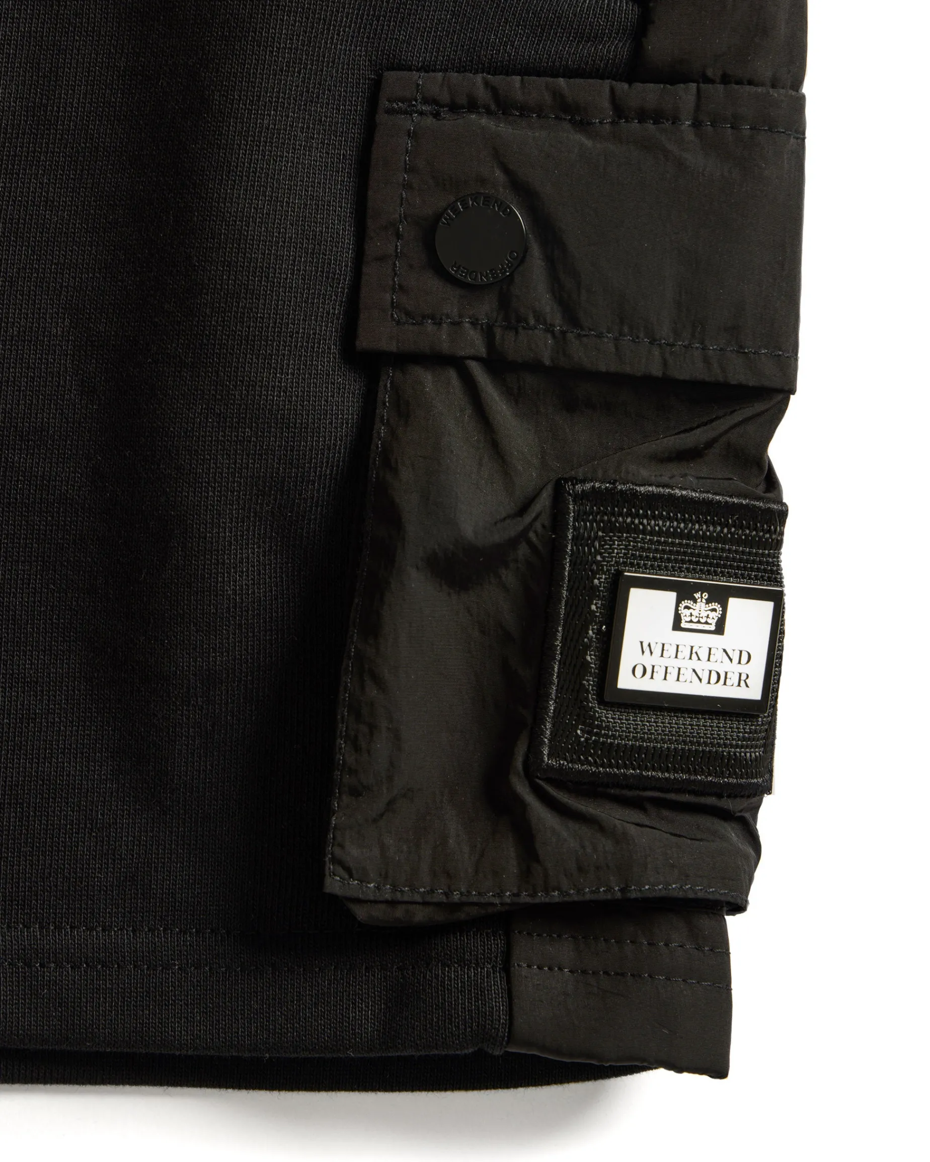 Kids Pink Sands Jogger Shorts Black