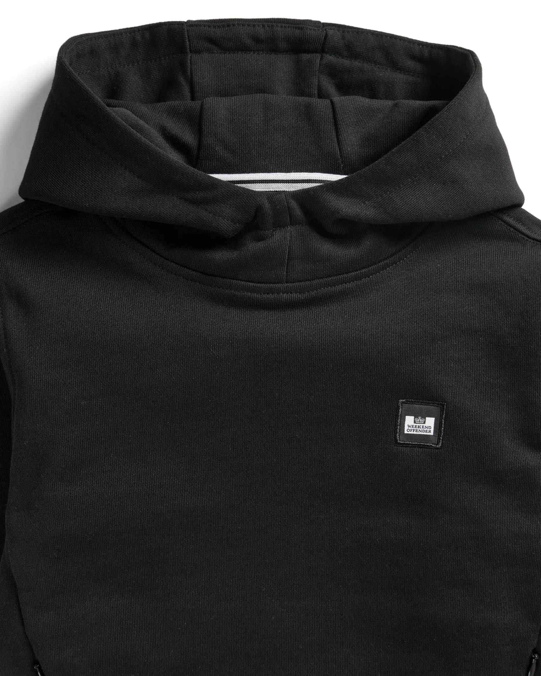Kids Ribbe Hoodie Black
