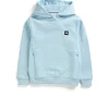 Kids Ribbe Hoodie Ocean Wave Blue