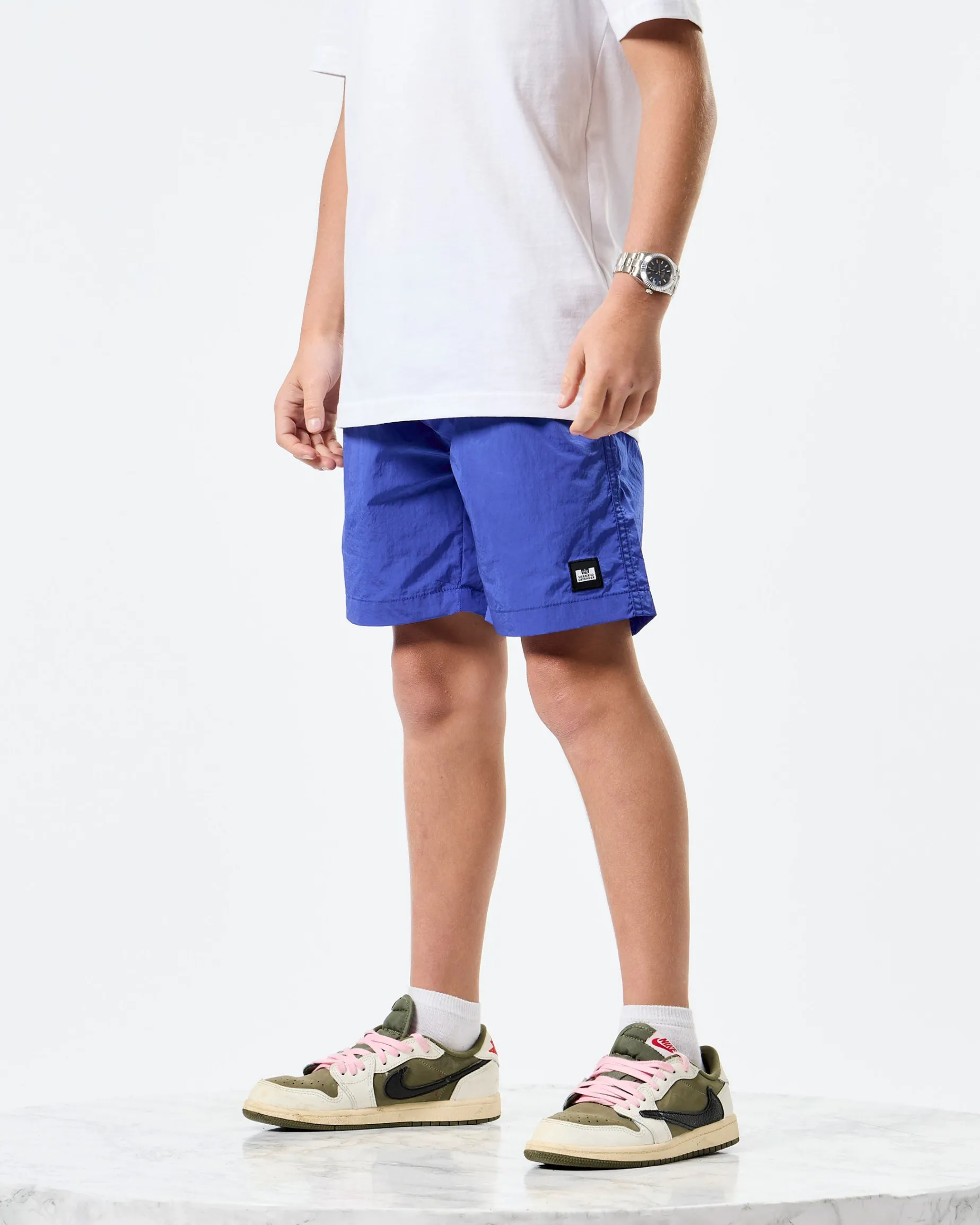 Kids Stacks Swim Shorts Bluebell