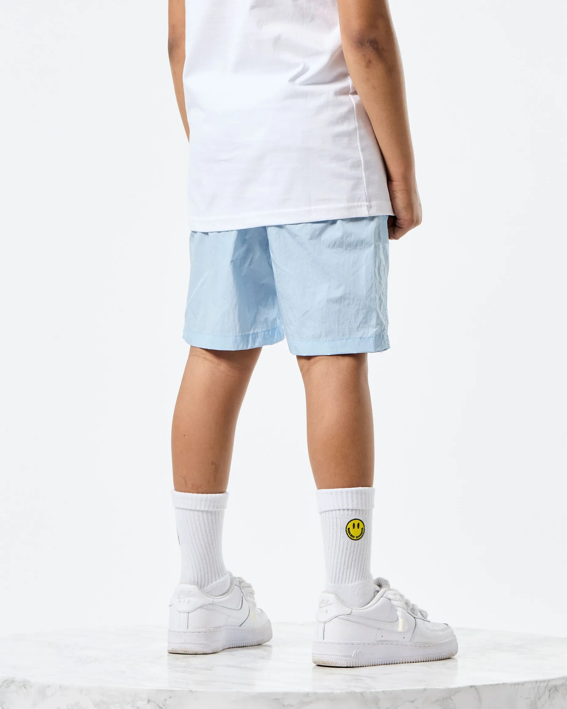Kids Stacks Swim Shorts Ocean Wave Blue