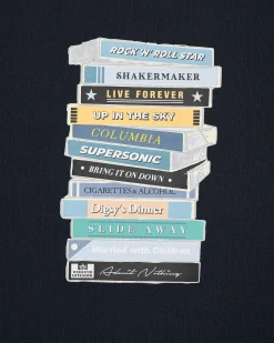 Kids Tapes Graphic T-Shirt Navy
