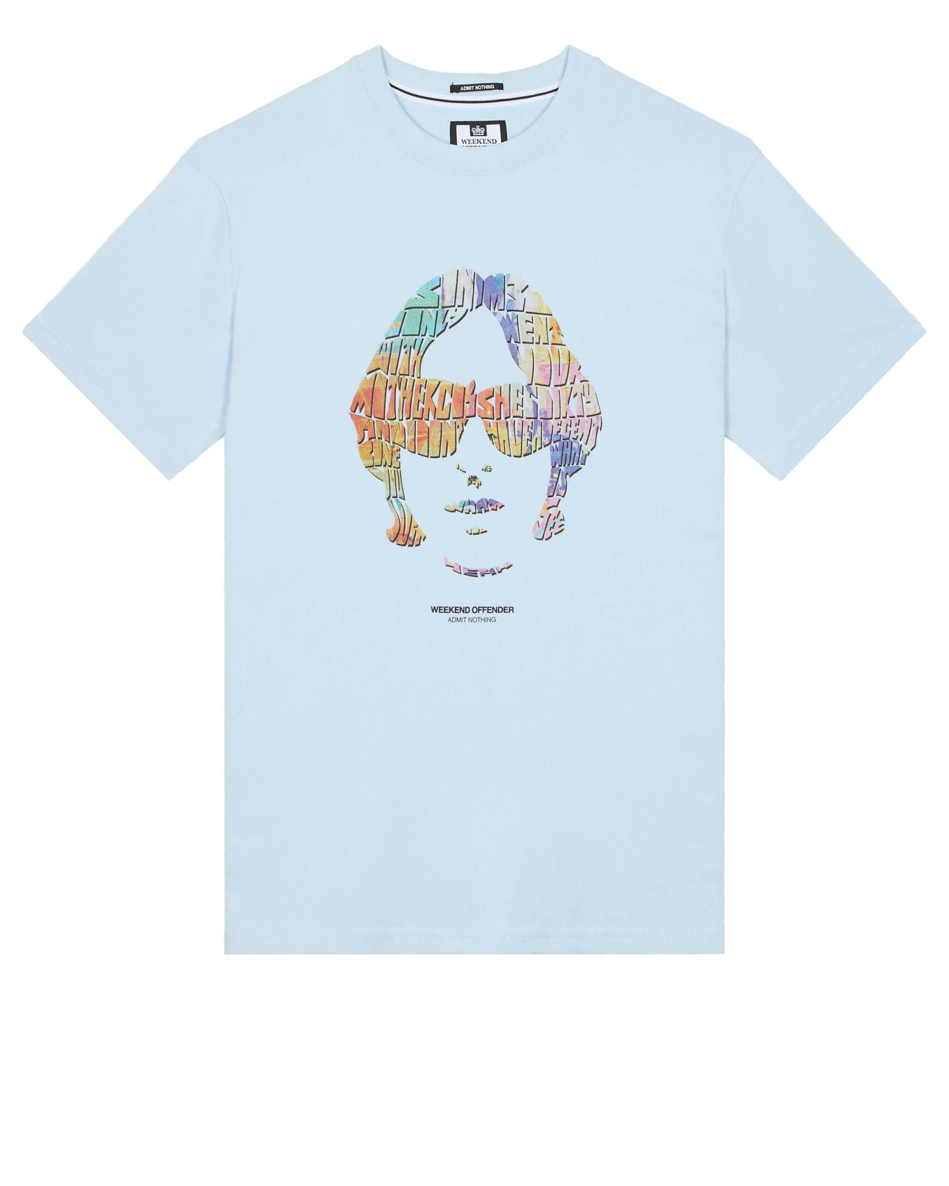 Kinky Afro Graphic T-Shirt Ocean Wave