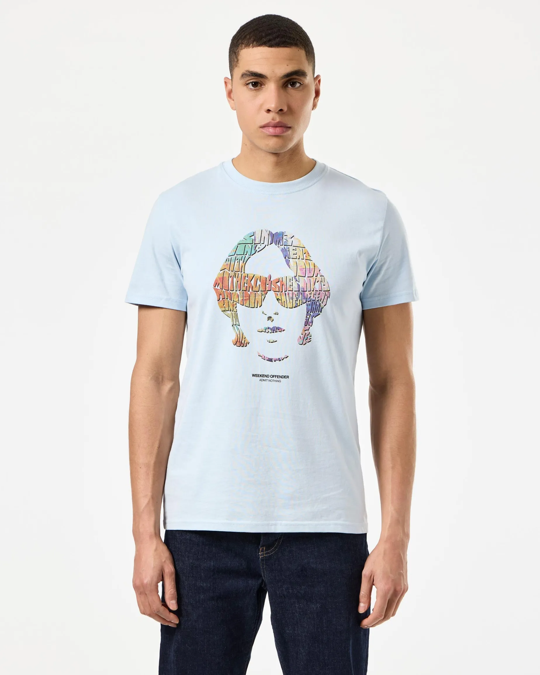 Kinky Afro Graphic T-Shirt Ocean Wave