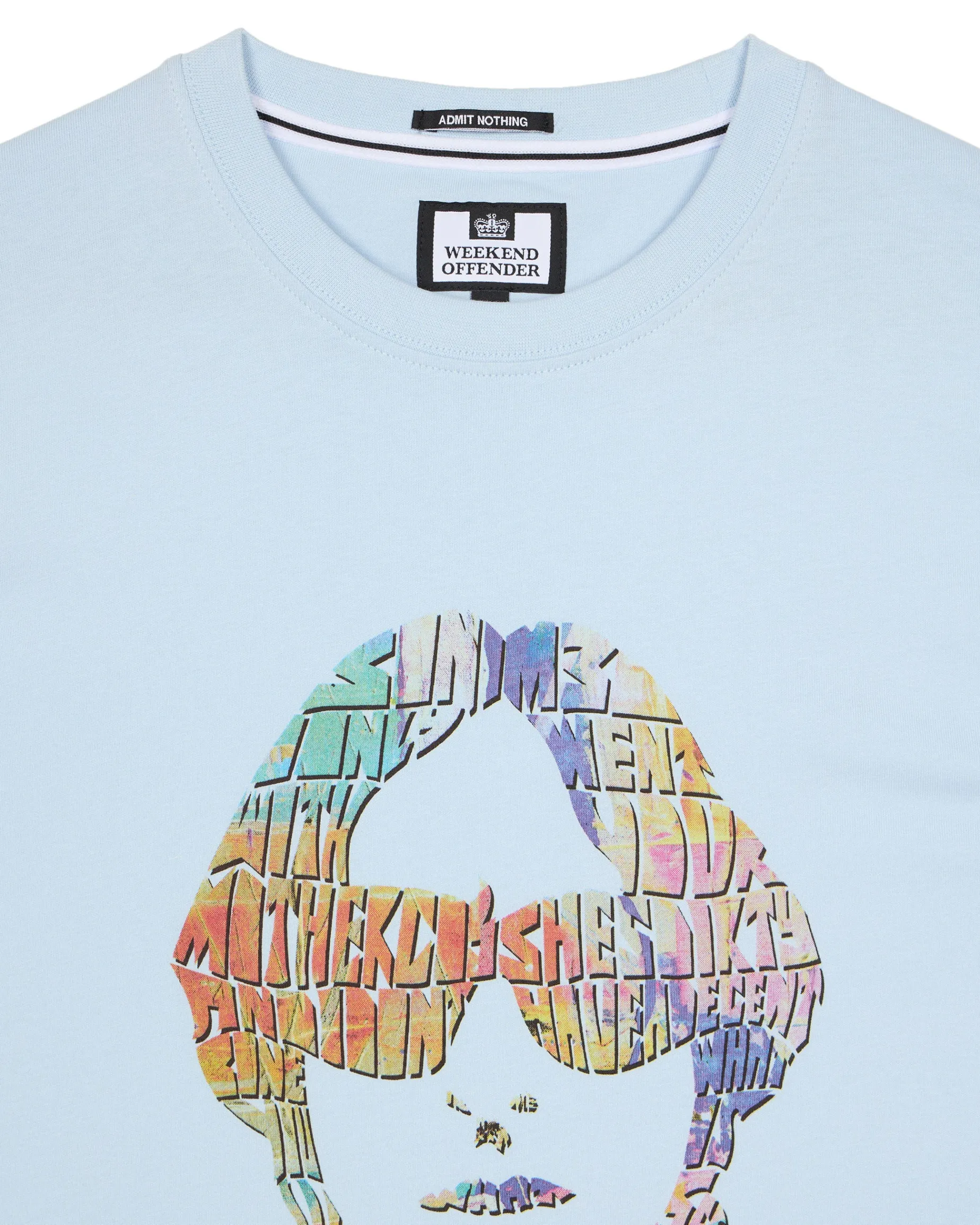 Kinky Afro Graphic T-Shirt Ocean Wave