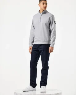 Kraviz Quarter Zip Sweatshirt Smokey Grey