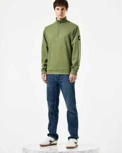 Kraviz Quarter Zip Sweatshirt Sapling Green