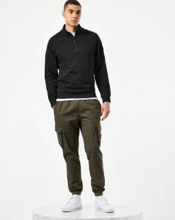 Kraviz Quarter Zip Sweatshirt Black