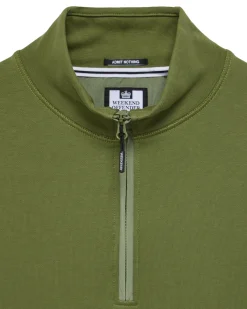 Kraviz Quarter Zip Sweatshirt Sapling Green