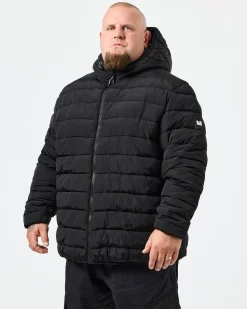 La Gaurdia Puffer Jacket Black - Plus Size