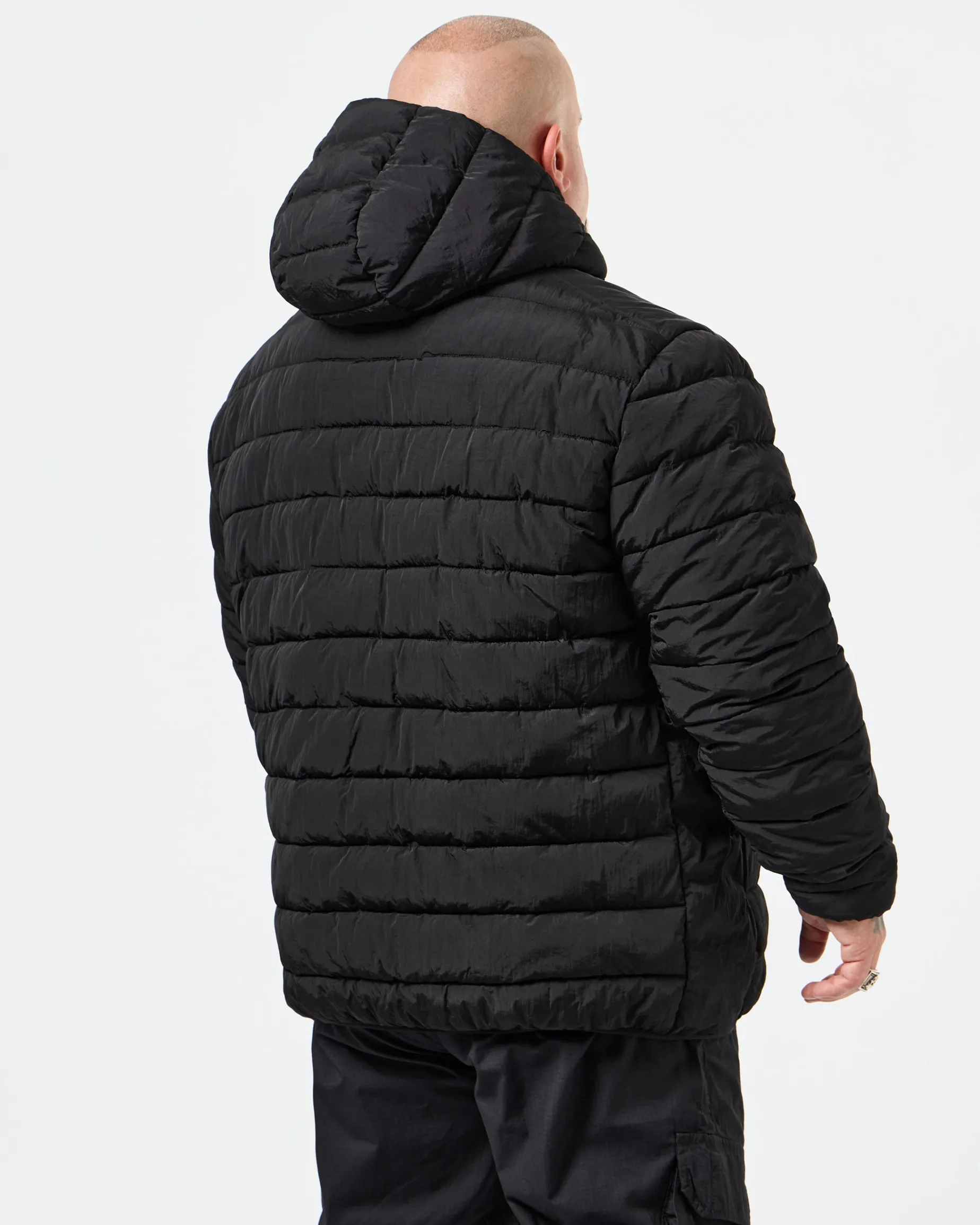 La Gaurdia Puffer Jacket Black - Plus Size