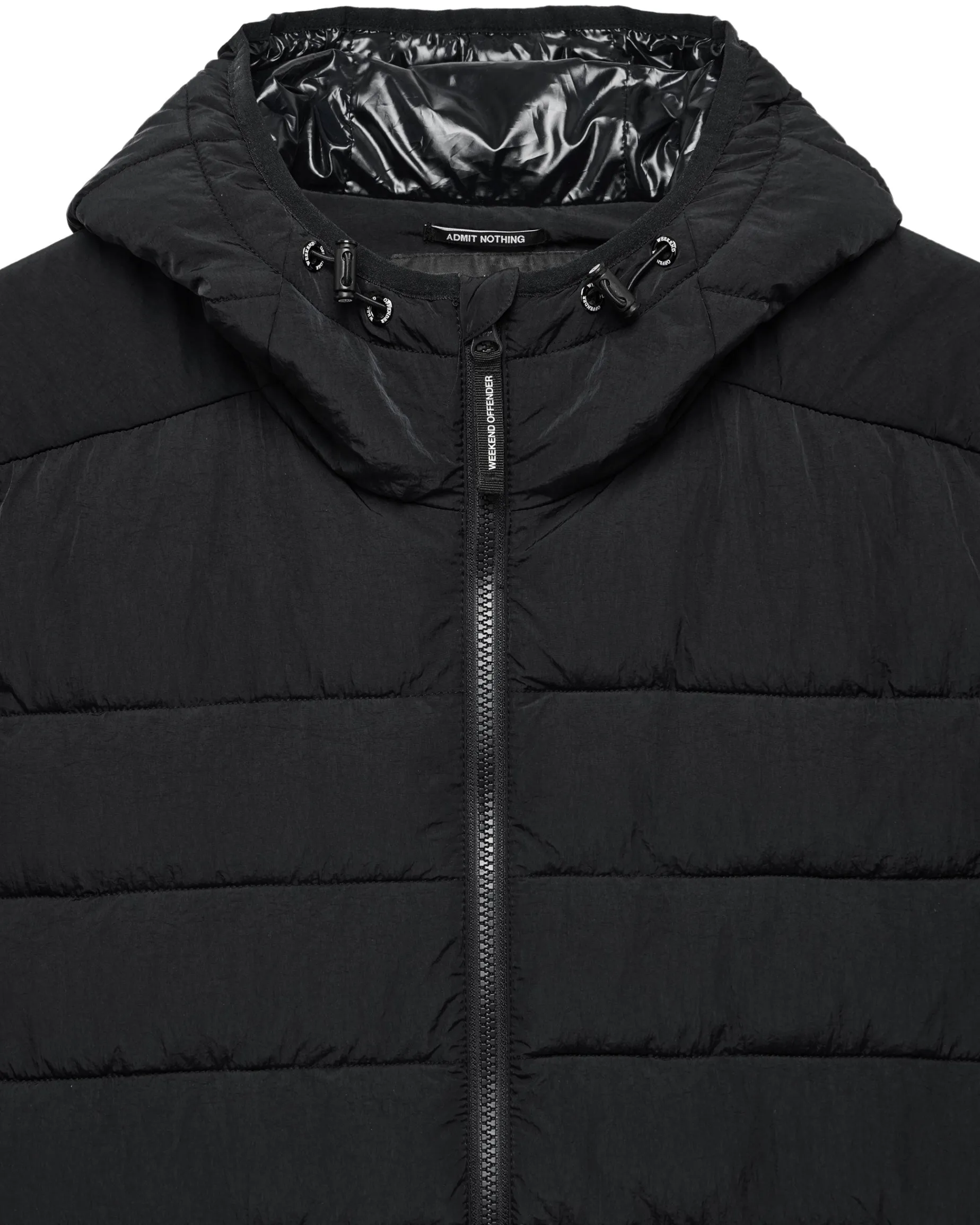 La Gaurdia Puffer Jacket Black - Plus Size