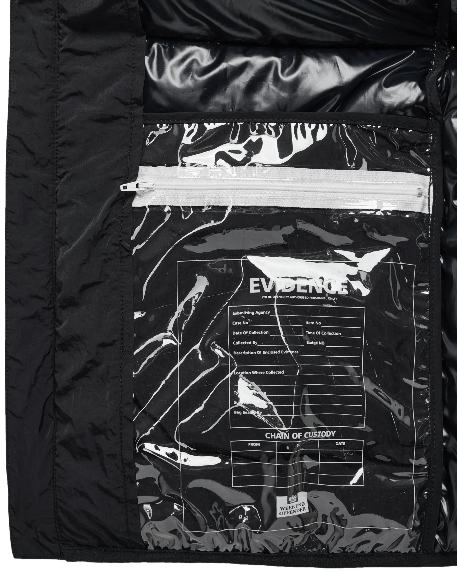 La Gaurdia Puffer Jacket Black - Plus Size