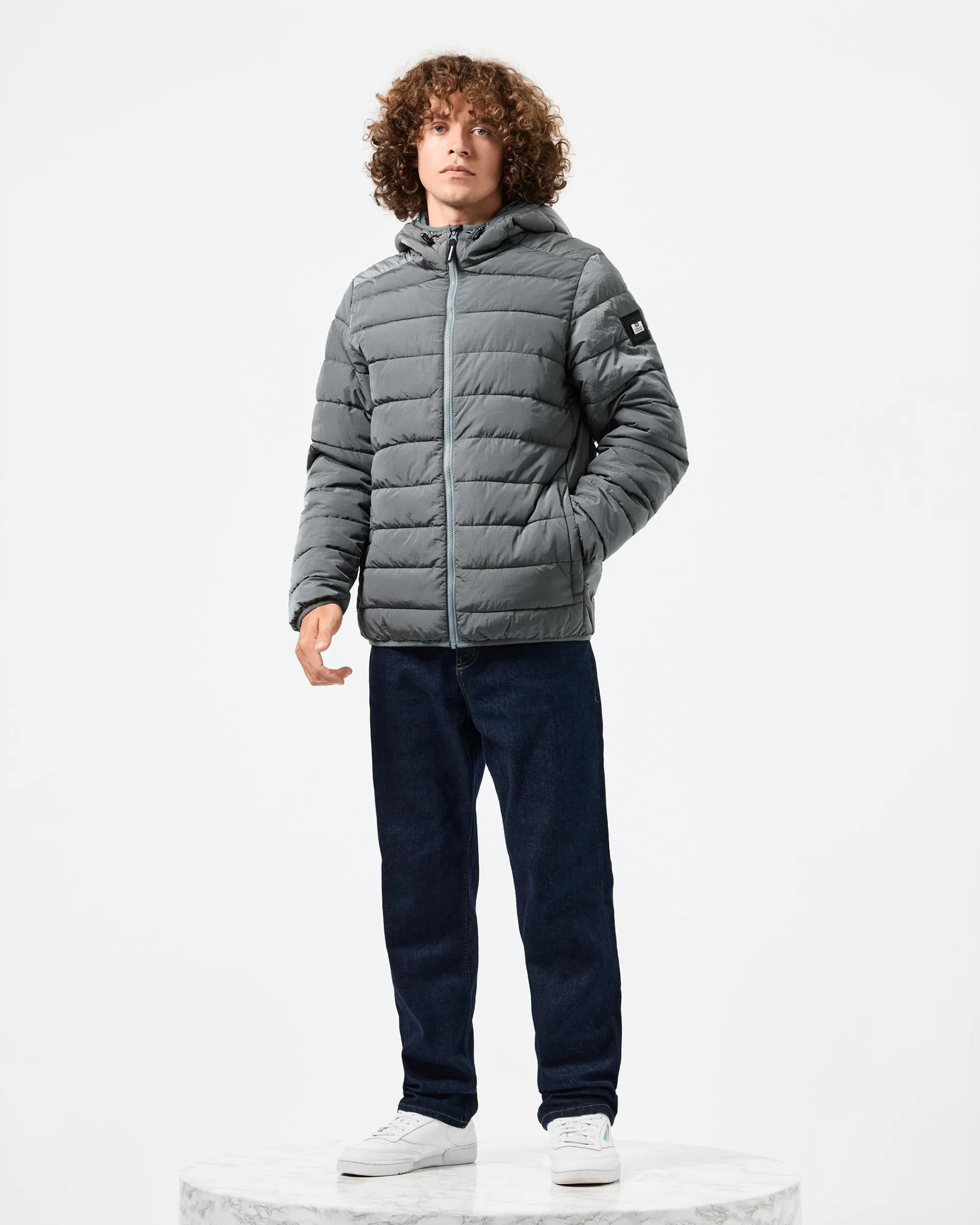 La Guardia Padded Jacket Zinc