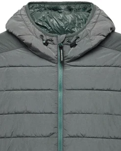 La Guardia Padded Jacket Zinc
