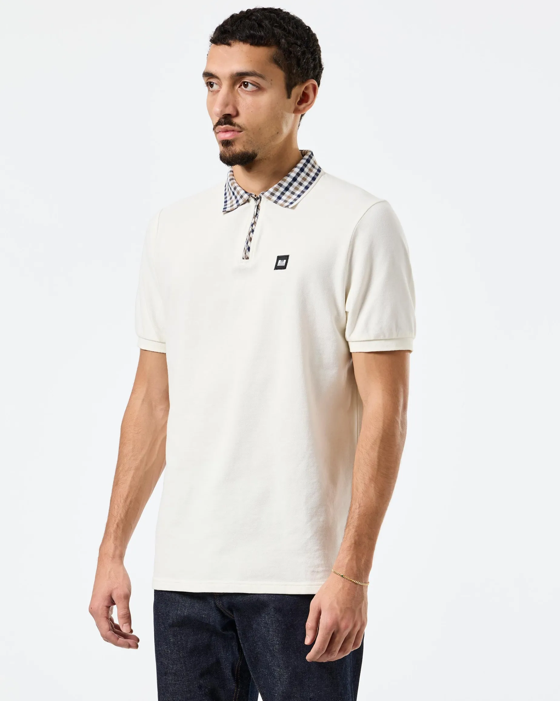 Lachine Polo Shirt Ghost/Mid House Check